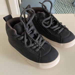 Zara 8C quilted grey high tops. Never been worn